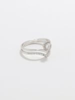 טבעת כסף 925 כפולה