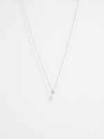 שרשרת טיפה משובצת מכסף 925