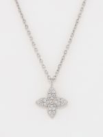 שרשרת עם תליון פרח מכסף 925